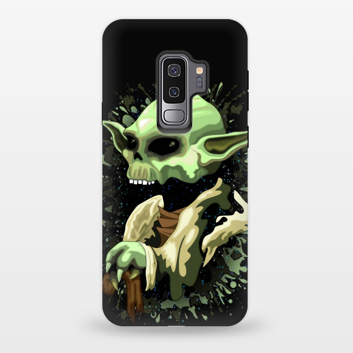 Galaxy S9 plus StrongFit Yoda Jedi Master Skull by BluedarkArt