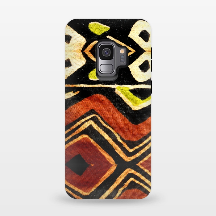 Galaxy S9 StrongFit Africa Design Fabric Texture by BluedarkArt