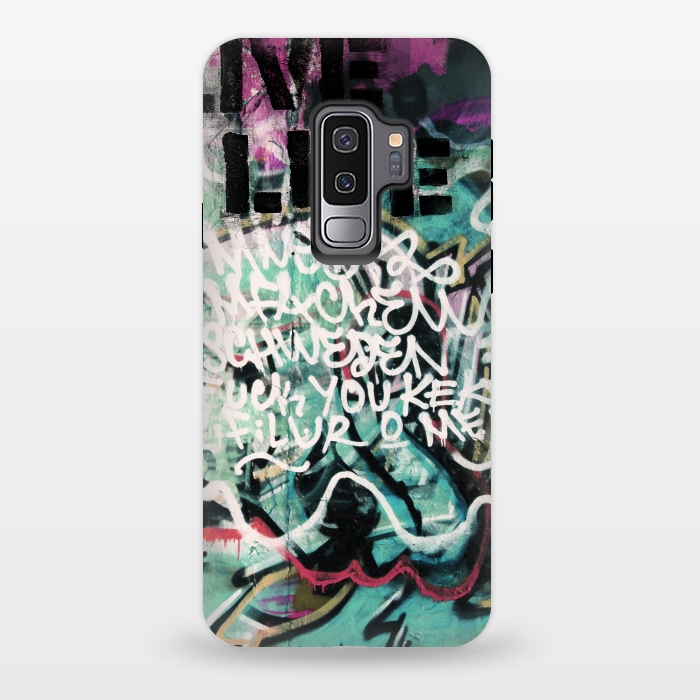 Galaxy S9 plus StrongFit Graffiti Art Writing by Andrea Haase