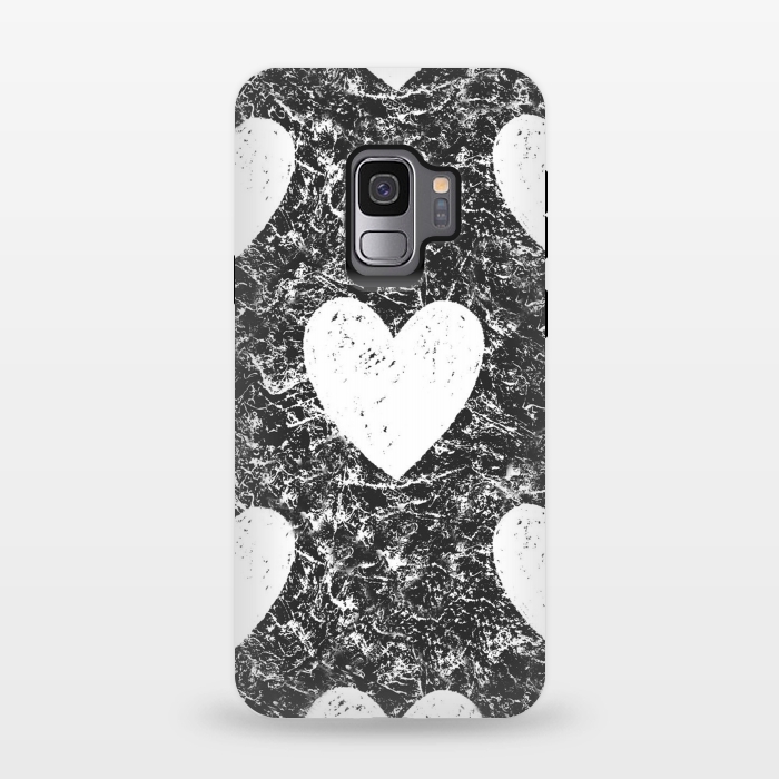 Galaxy S9 StrongFit Cozy Hearts by ''CVogiatzi.