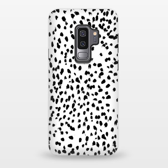 Galaxy S9 plus StrongFit Dalmat-b&w-Animal print I by ''CVogiatzi.