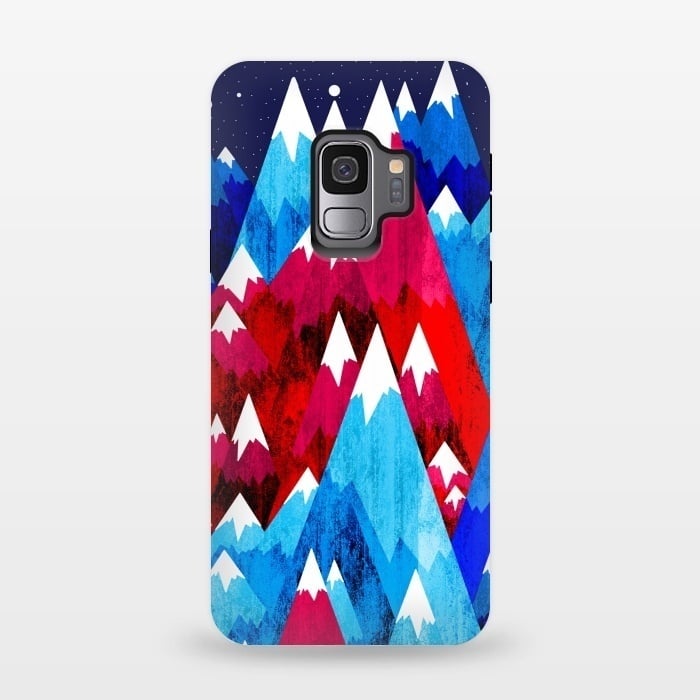 Galaxy S9 StrongFit Blue Peak Mountains by Steve Wade (Swade)