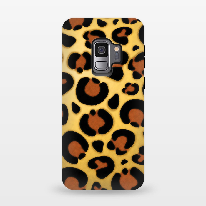 Galaxy S9 StrongFit Jaguar Leopard Fur Texture by BluedarkArt
