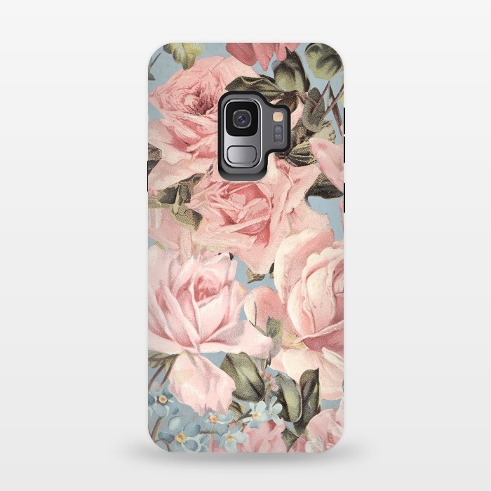 Galaxy S9 StrongFit Lovely Spring Flowers and Roses by  Utart
