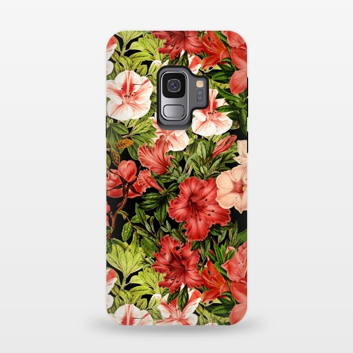 Galaxy S9 StrongFit Vintage Flower Garden by  Utart