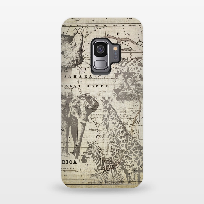 Galaxy S9 StrongFit African Wild Animals by Andrea Haase
