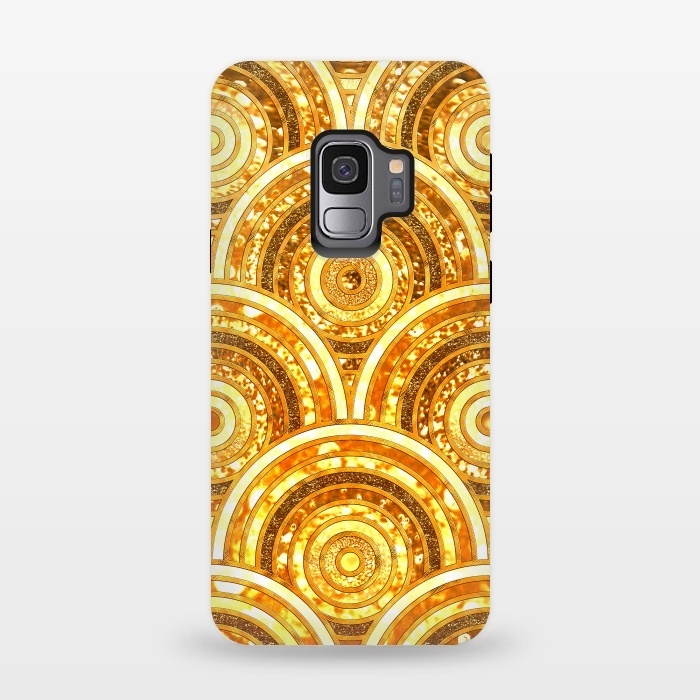 Galaxy S9 StrongFit aztec gold by  Utart