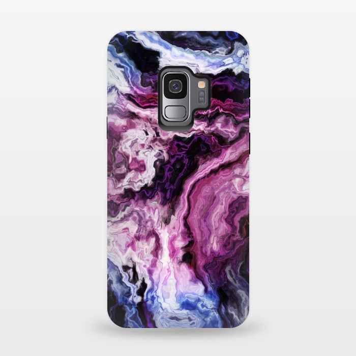 Galaxy S9 StrongFit wavy marble i by haroulita