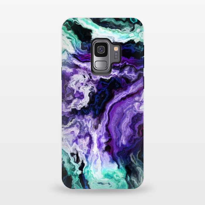Galaxy S9 StrongFit wavy marble ii by haroulita