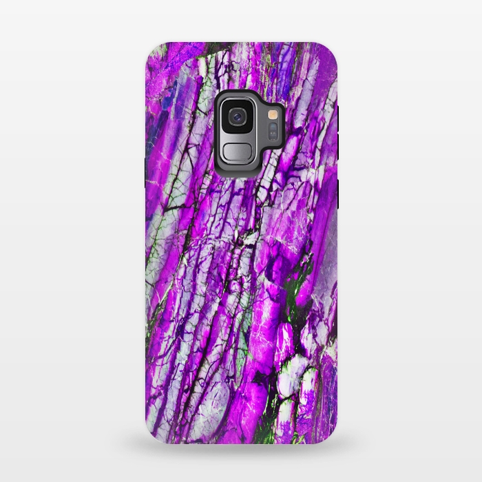 Galaxy S9 StrongFit ultra violet texture marble by haroulita