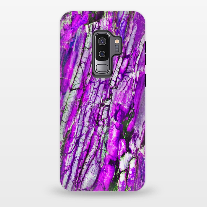 Galaxy S9 plus StrongFit ultra violet texture marble by haroulita