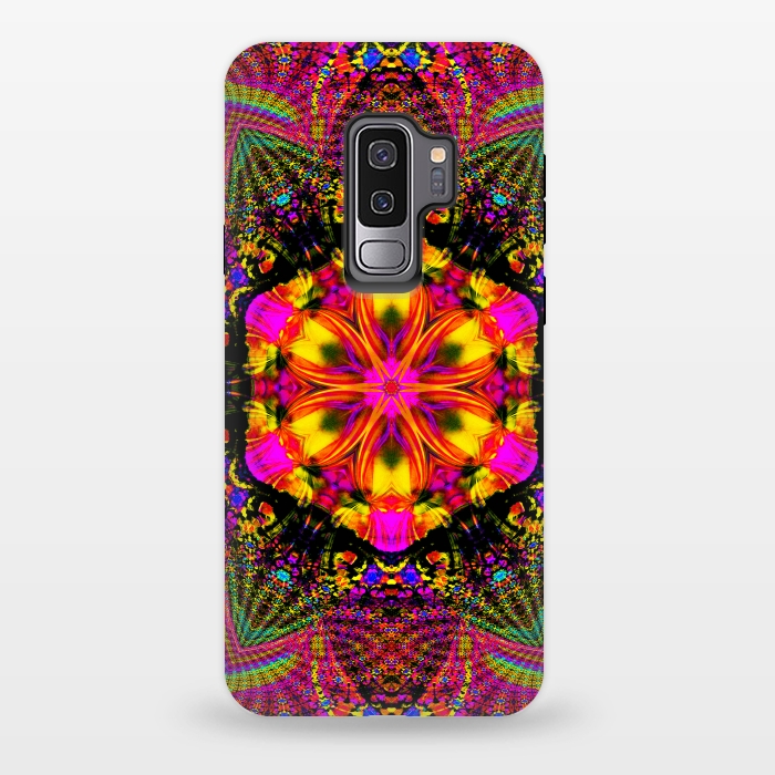 Galaxy S9 plus StrongFit Kaleidoscope mandala iii by haroulita