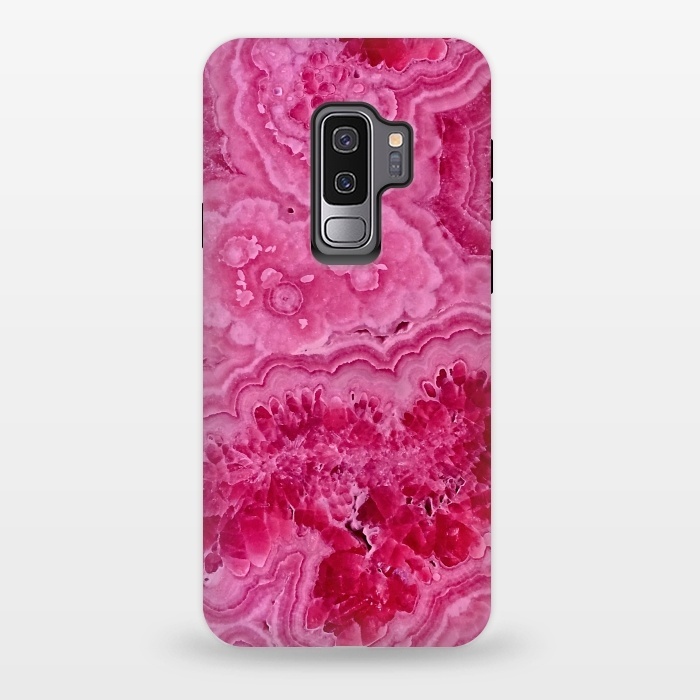 Galaxy S9 plus StrongFit Strong Pink Agate  by  Utart