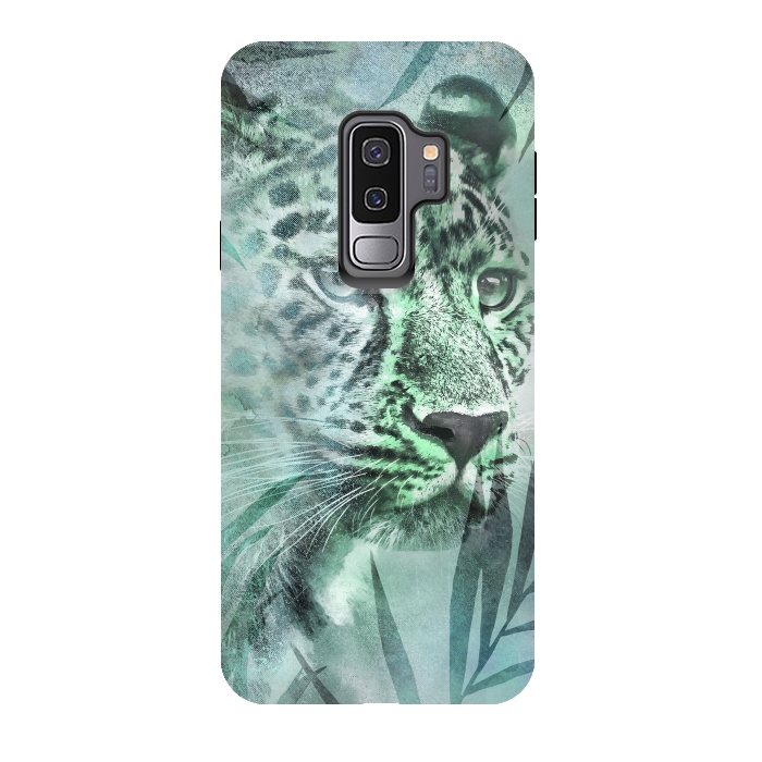 Galaxy S9 plus StrongFit Cheetah Green Jungle 2 by Andrea Haase