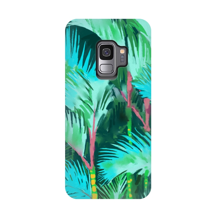Galaxy S9 StrongFit Palm Forest by Uma Prabhakar Gokhale