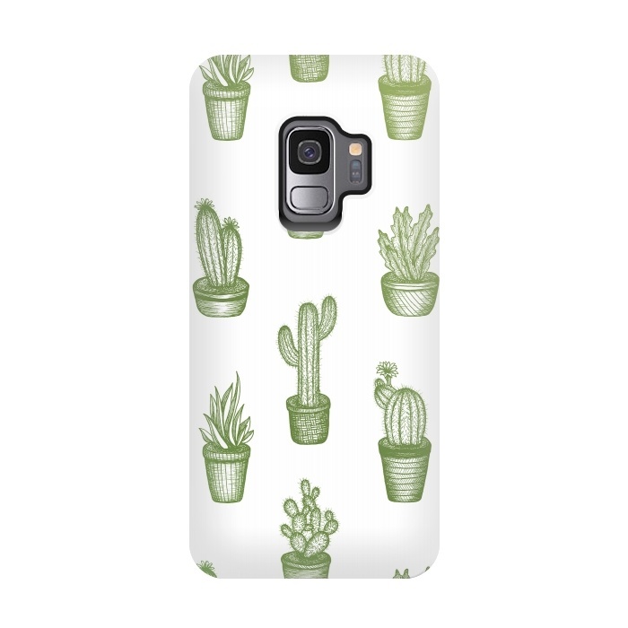 Galaxy S9 StrongFit Succulents by Barlena