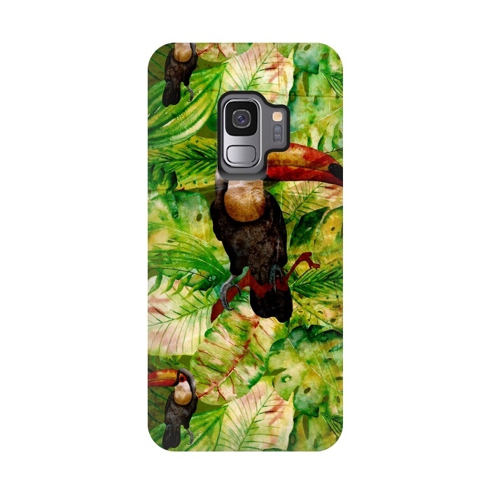 Galaxy S9 StrongFit Tropical Jungle Bird by  Utart