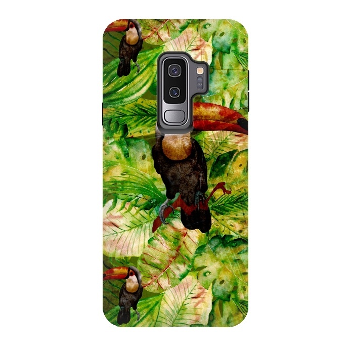 Galaxy S9 plus StrongFit Tropical Jungle Bird by  Utart