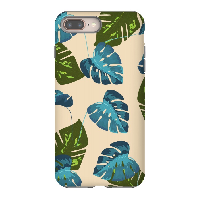 iPhone 7 plus StrongFit Monstera Abstract by Creativeaxle
