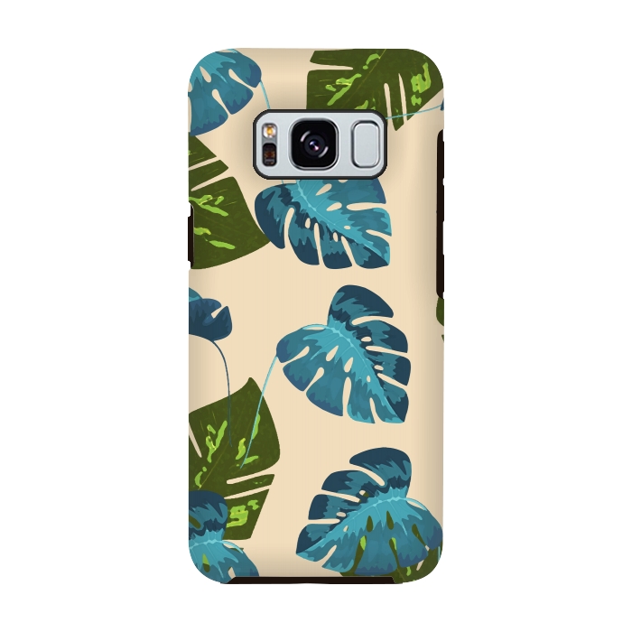 Galaxy S8 StrongFit Monstera Abstract by Creativeaxle