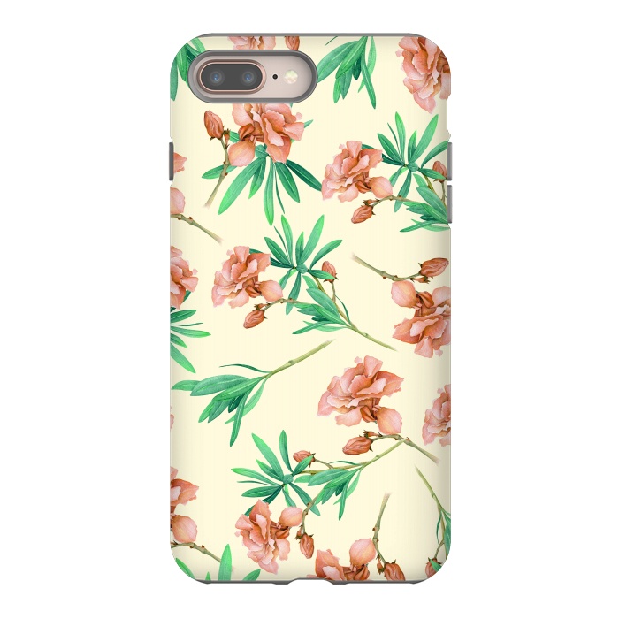 iPhone 7 plus StrongFit Tropical Oleander by Creativeaxle