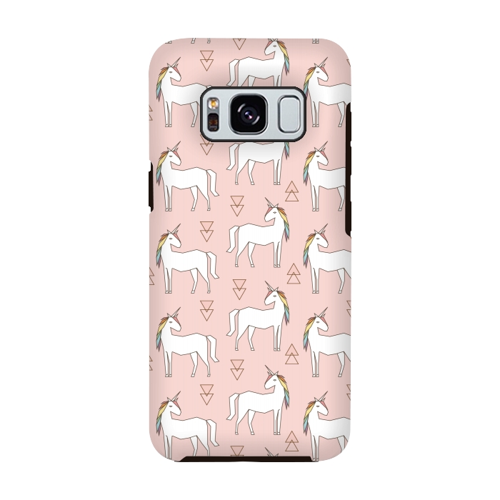 Galaxy S8 StrongFit Geo Unicorn by Dunia Nalu