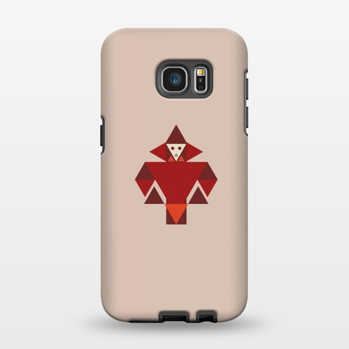 Galaxy S7 EDGE StrongFit triangle human art by TMSarts