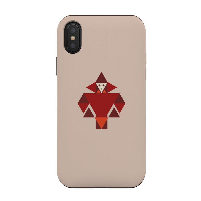 iPhone Xs / X StrongFit triangle human art by TMSarts