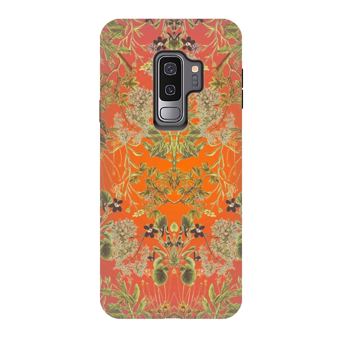 Galaxy S9 plus StrongFit Botanical Pattern by Zala Farah