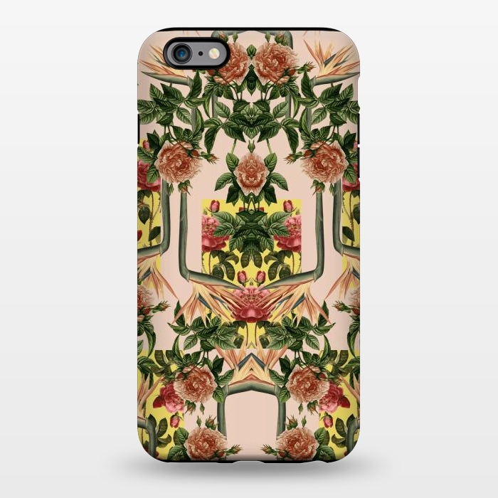 iPhone 6/6s plus StrongFit Retro Jungle Rose by Zala Farah