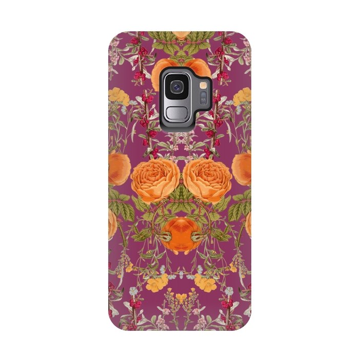 Galaxy S9 StrongFit Vibrant Botanic by Zala Farah