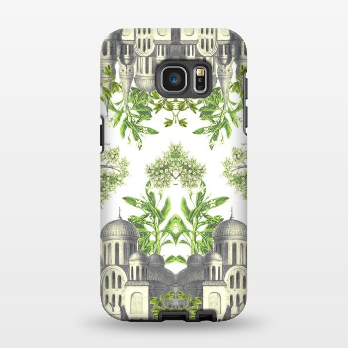 Galaxy S7 EDGE StrongFit Botanical Castle by Zala Farah
