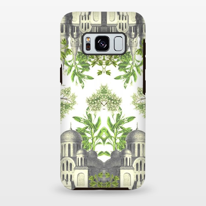 Galaxy S8 plus StrongFit Botanical Castle by Zala Farah
