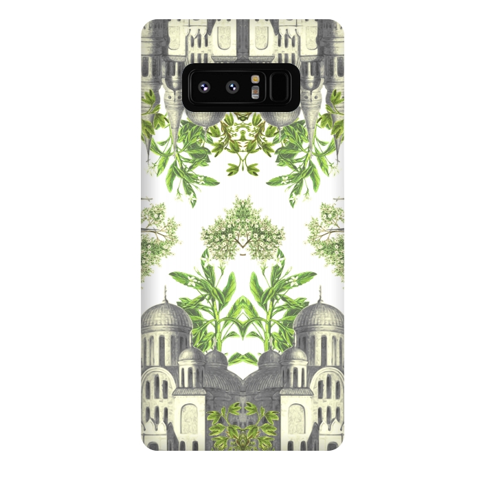 Galaxy Note 8 StrongFit Botanical Castle by Zala Farah