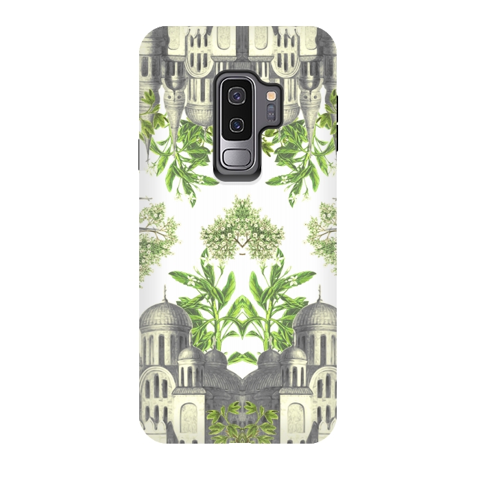 Galaxy S9 plus StrongFit Botanical Castle by Zala Farah