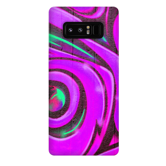 Galaxy Note 8 StrongFit Pink Graffiti by Andrea Haase