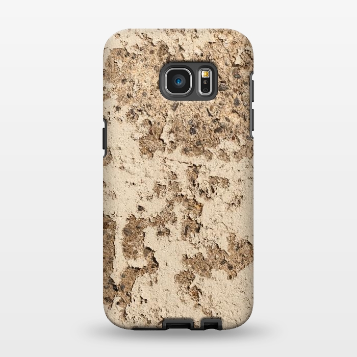 Galaxy S7 EDGE StrongFit Old Wall With Flaked Off Plaster by Andrea Haase