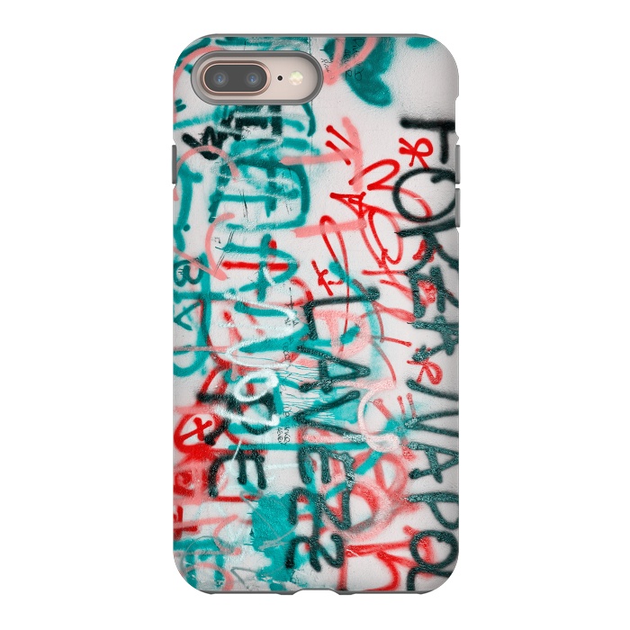 iPhone 7 plus StrongFit Graffiti Text by Andrea Haase