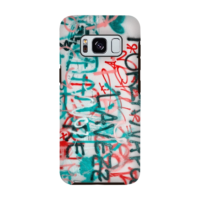 Galaxy S8 StrongFit Graffiti Text by Andrea Haase