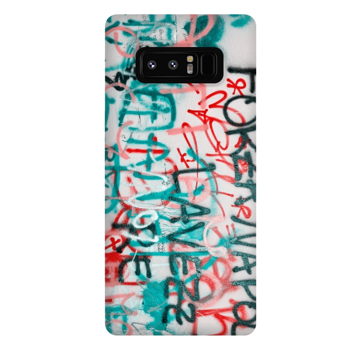 Galaxy Note 8 StrongFit Graffiti Text by Andrea Haase