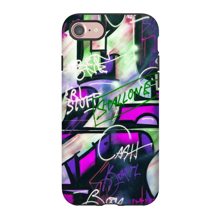iPhone 7 StrongFit Colorful Graffiti by Andrea Haase