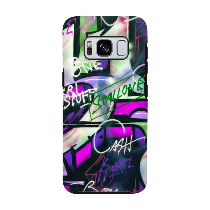 Galaxy S8 StrongFit Colorful Graffiti by Andrea Haase