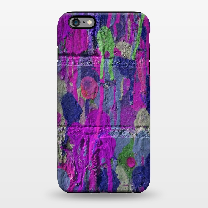iPhone 6/6s plus StrongFit Colorful Spray Paint Wall by Andrea Haase