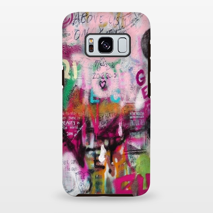 Galaxy S8 plus StrongFit Colorful GraffitiArt by Andrea Haase