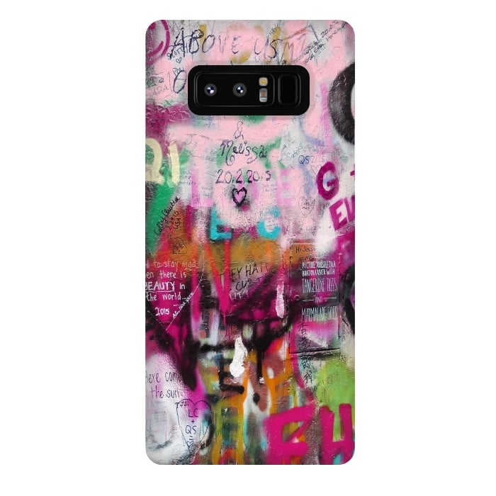 Galaxy Note 8 StrongFit Colorful GraffitiArt by Andrea Haase