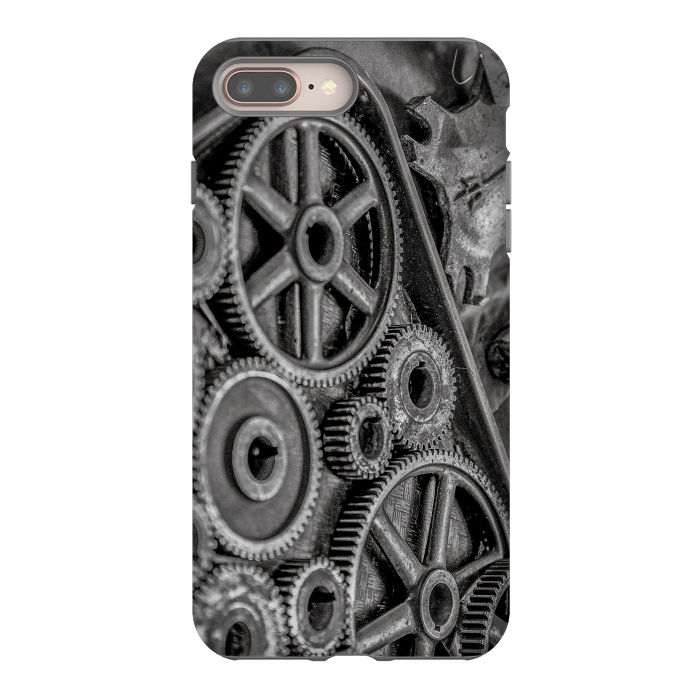 iPhone 7 plus StrongFit Steampunk Gear by Andrea Haase
