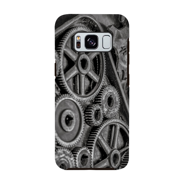 Galaxy S8 StrongFit Steampunk Gear by Andrea Haase