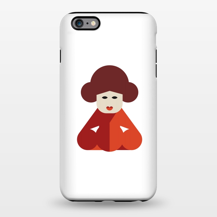 iPhone 6/6s plus StrongFit cuteness chinese women by TMSarts