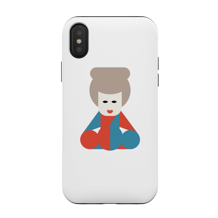 iPhone Xs / X StrongFit chinese lady  by TMSarts