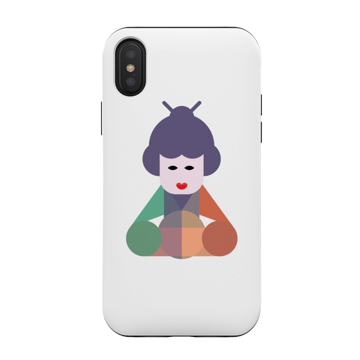 iPhone Xs / X StrongFit chinese beauty by TMSarts